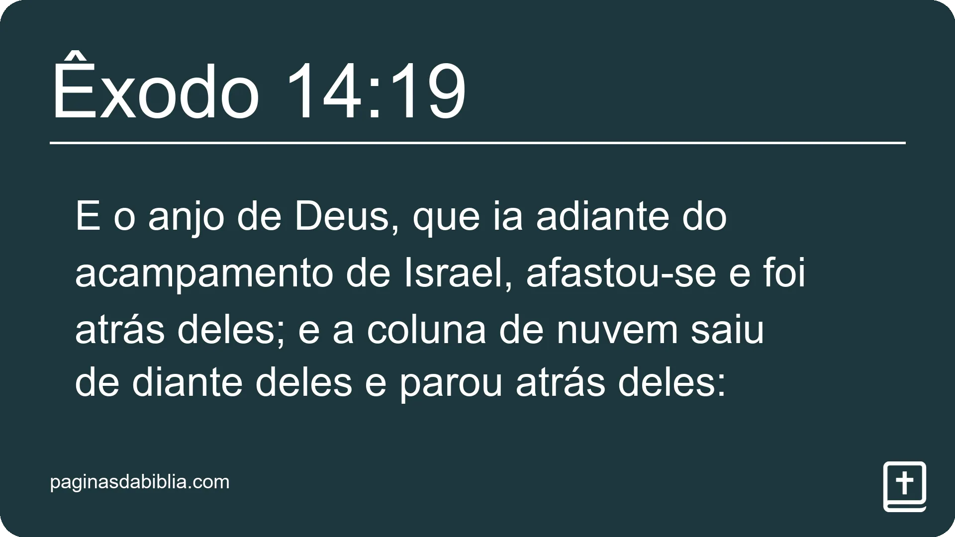 Êxodo 14:19