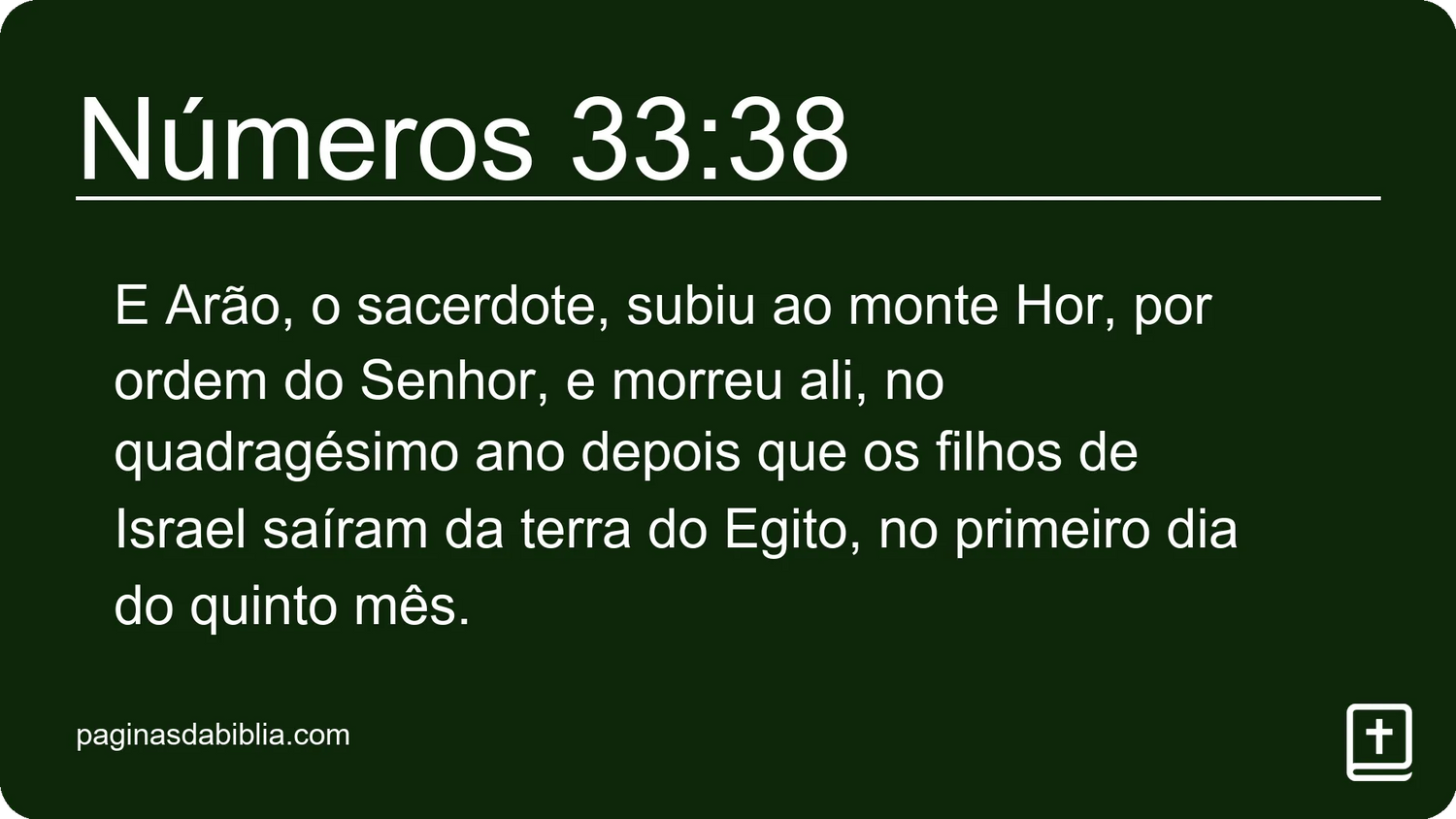 Números 33:38