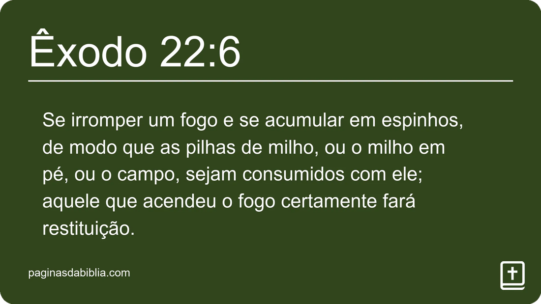 Êxodo 22:6