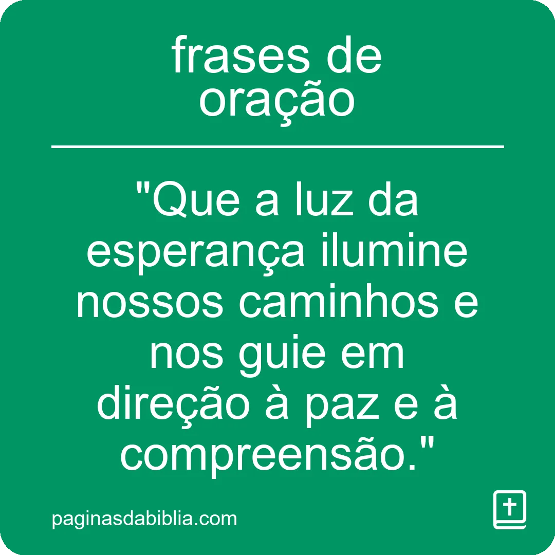 frases de oração