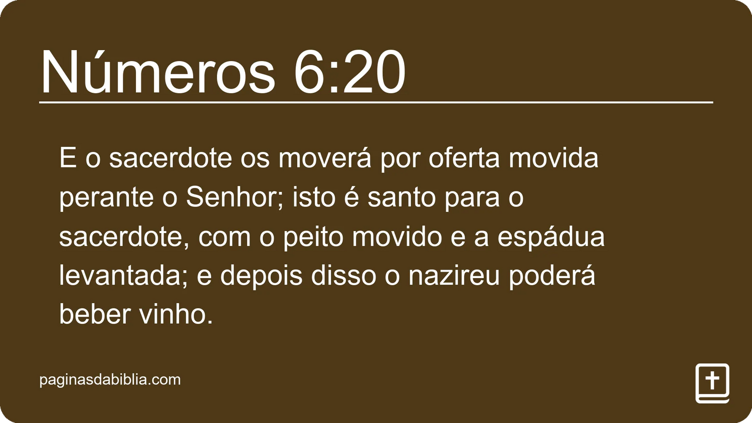 Números 6:20