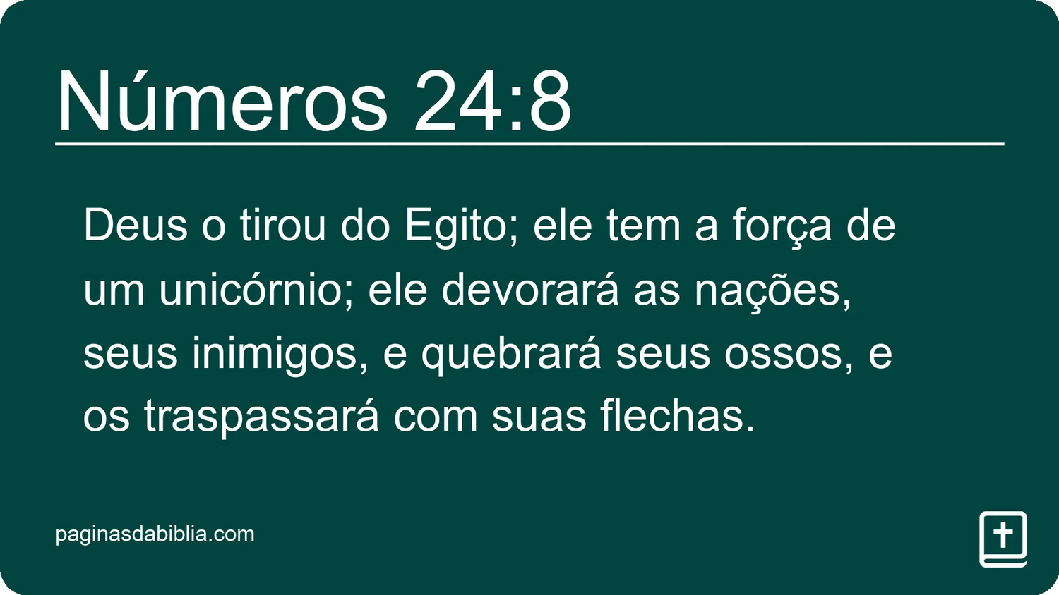 Números 24:8