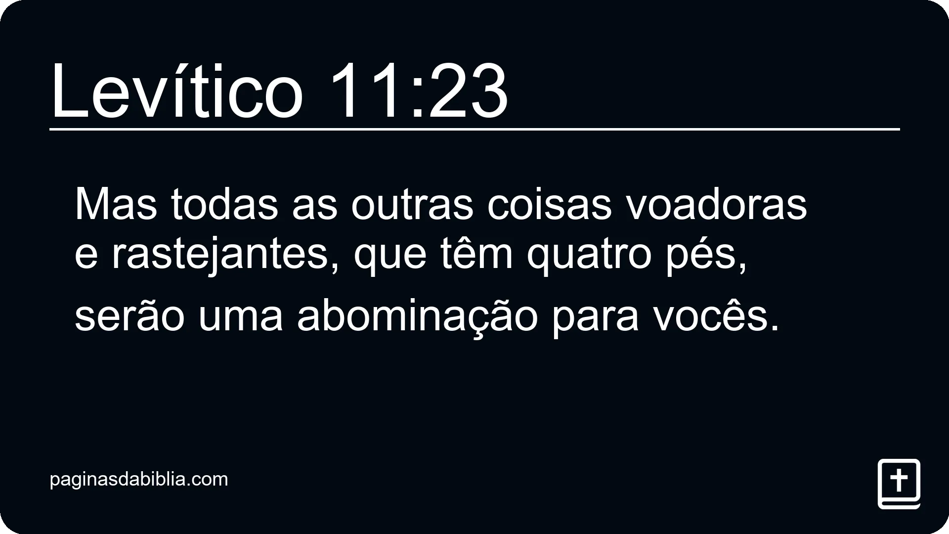 Levítico 11:23