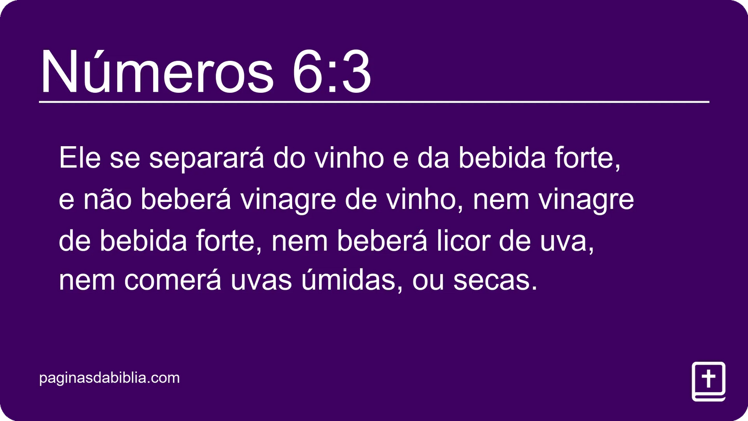 Números 6:3