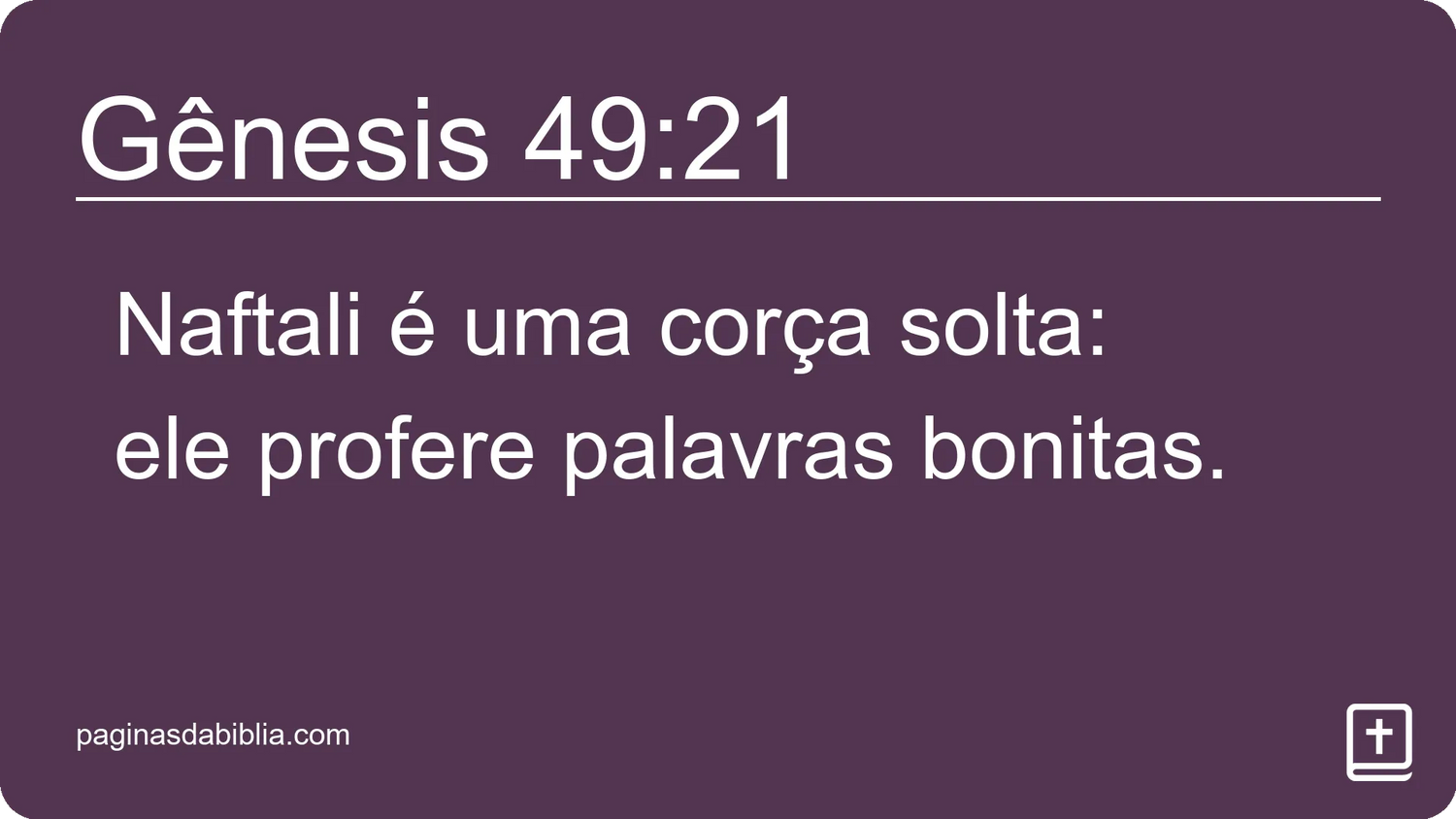 Gênesis 49:21