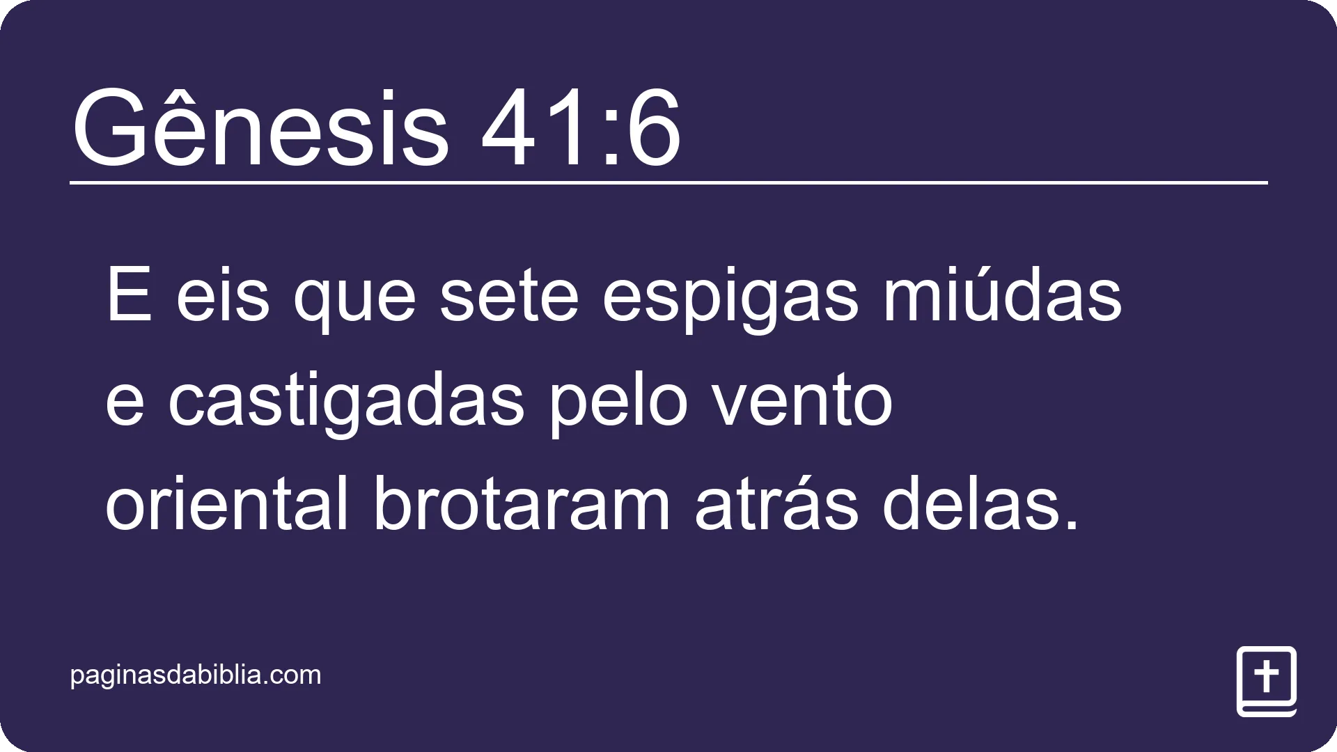 Gênesis 41:6