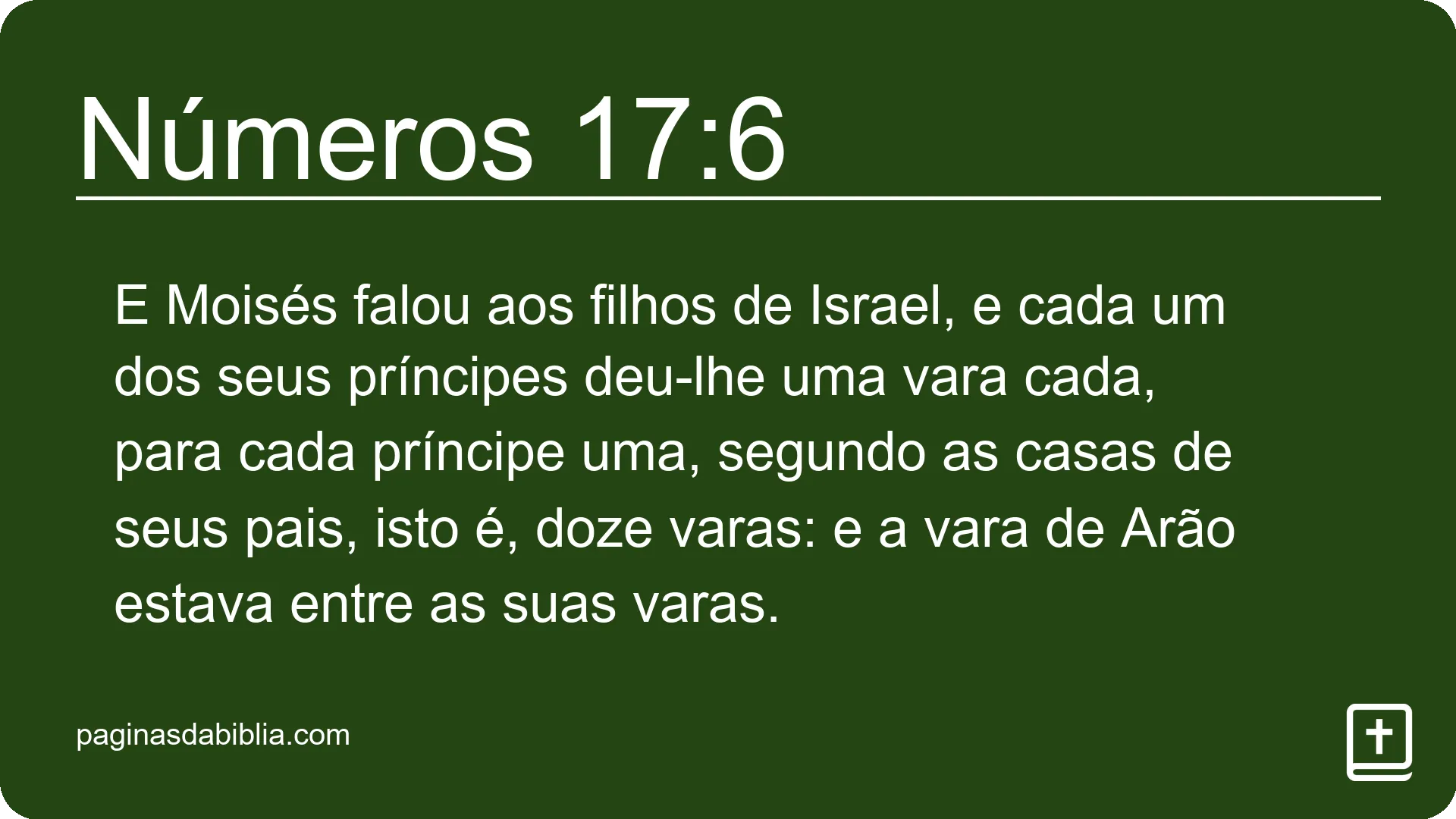 Números 17:6