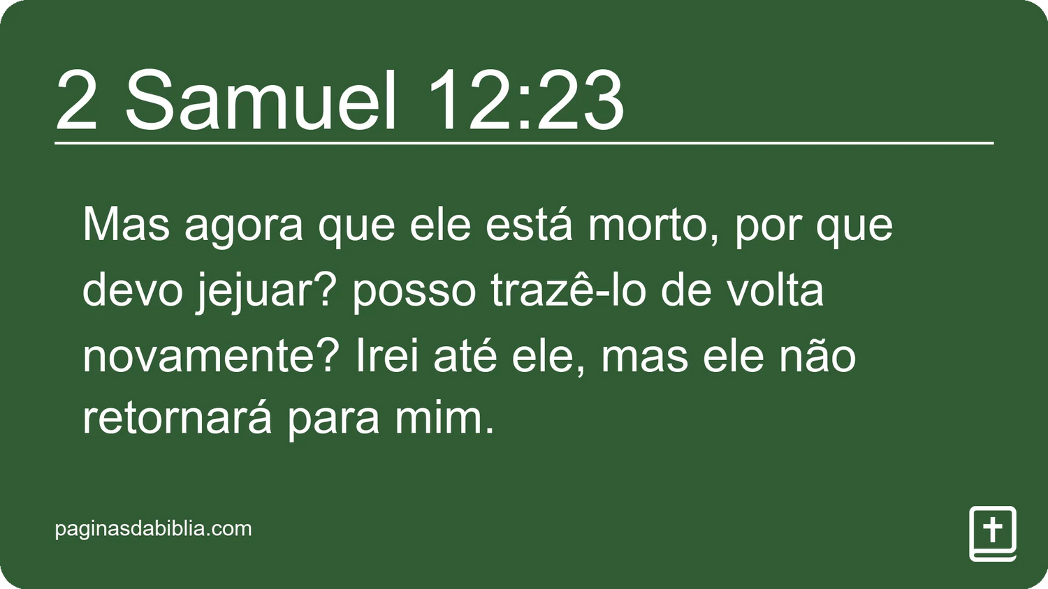 2 Samuel 12:23