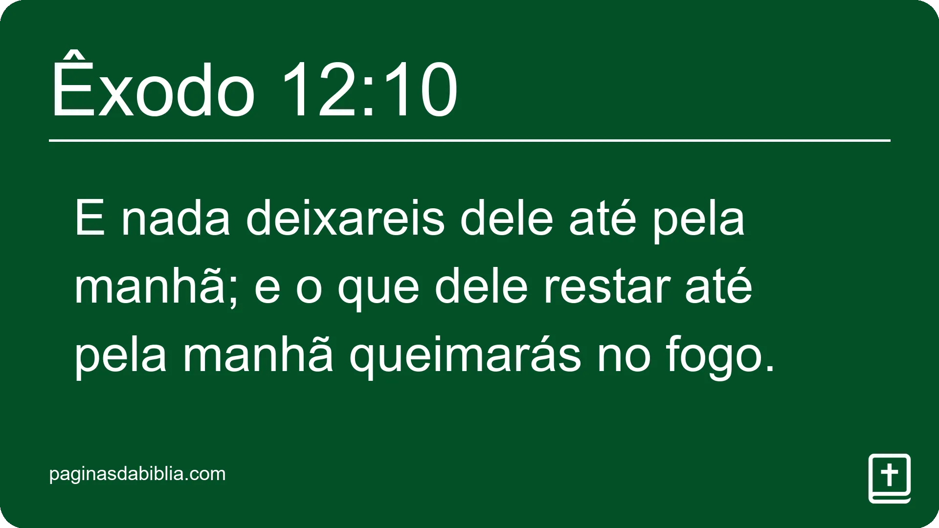 Êxodo 12:10