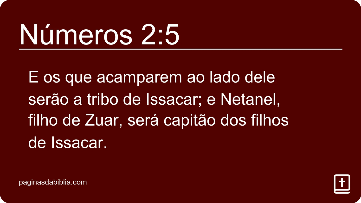 Números 2:5