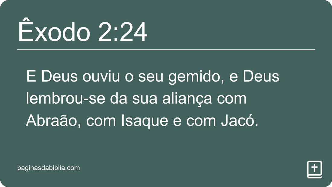 Êxodo 2:24