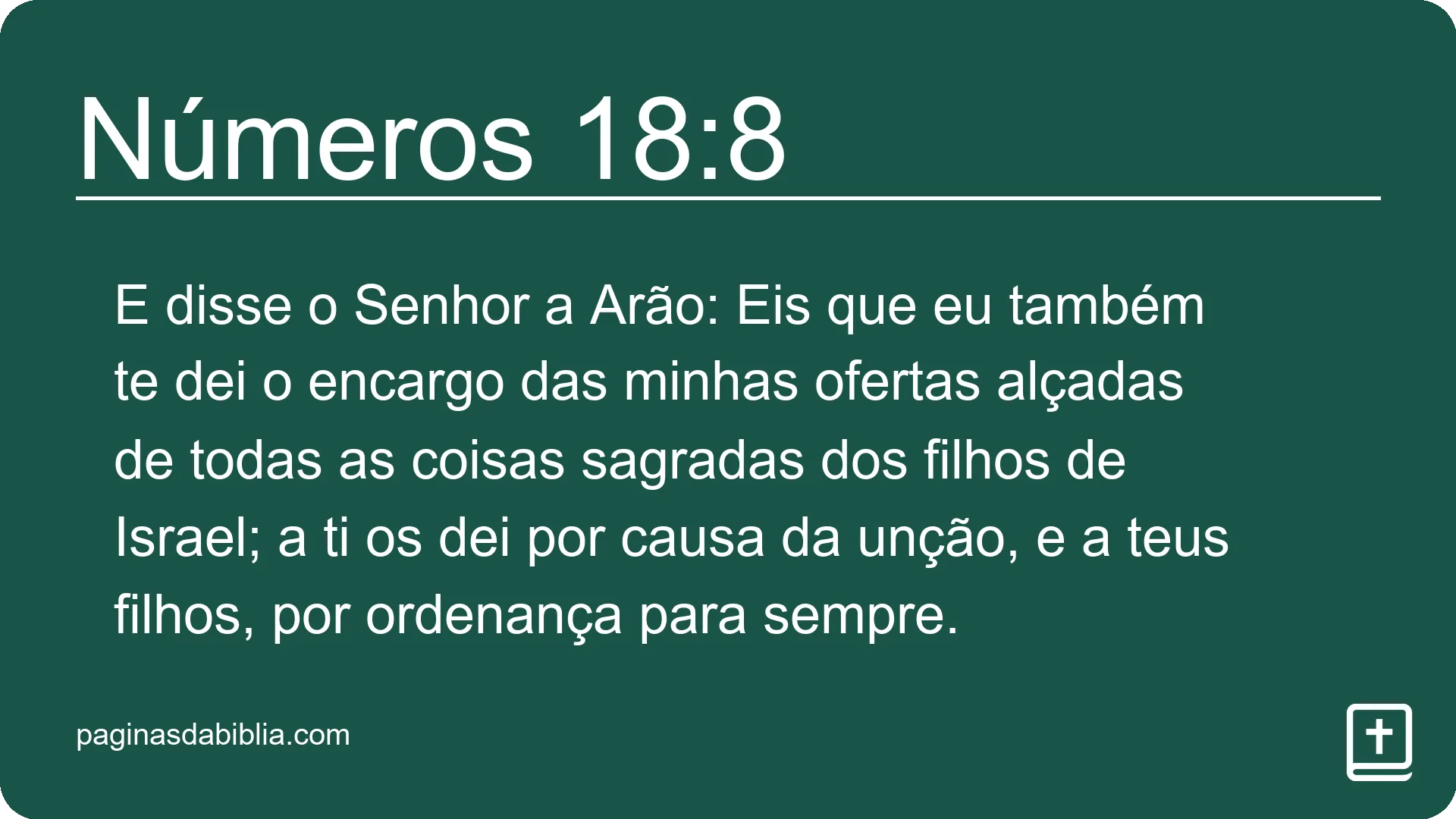 Números 18:8