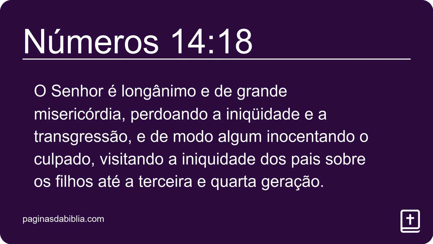 Números 14:18