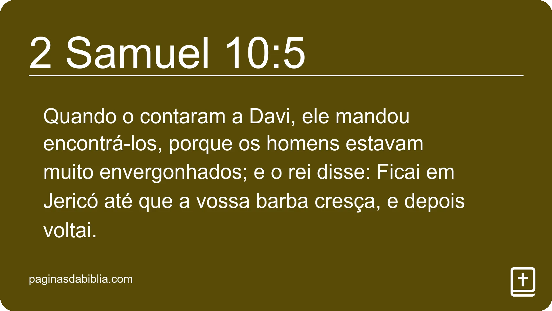 2 Samuel 10:5