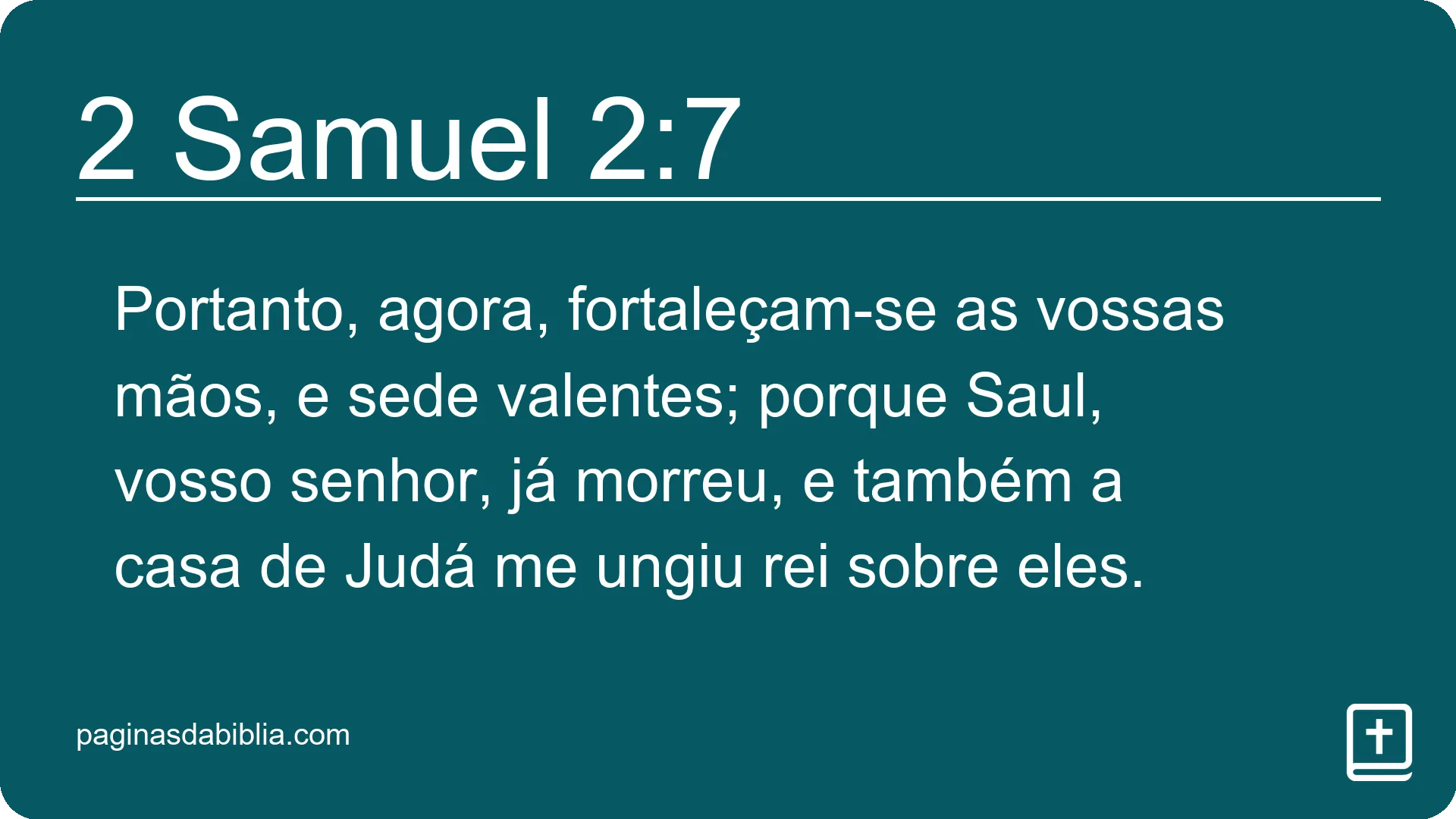 2 Samuel 2:7