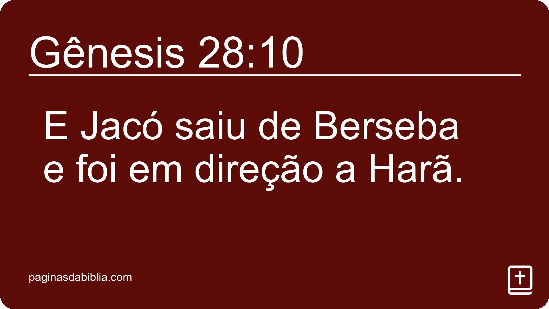 Gênesis 28:10