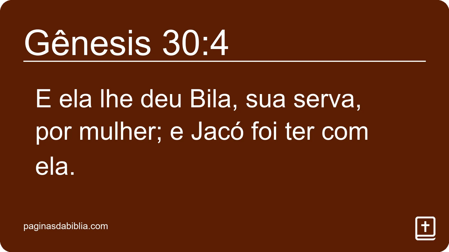 Gênesis 30:4