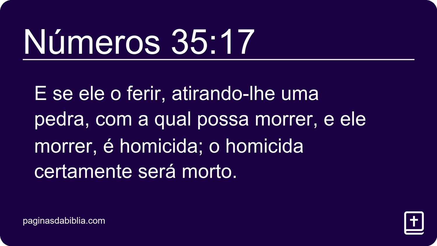 Números 35:17