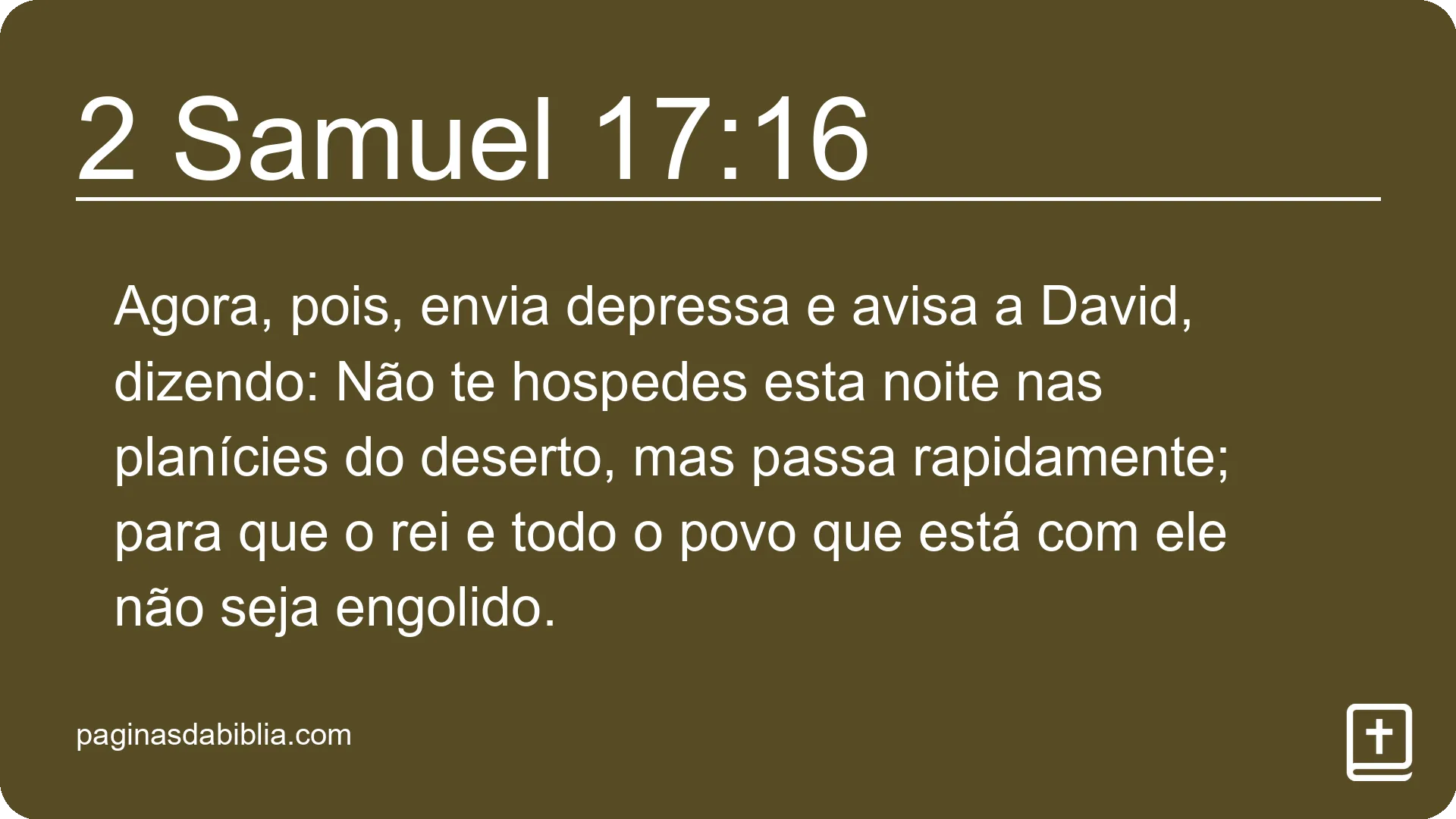 2 Samuel 17:16