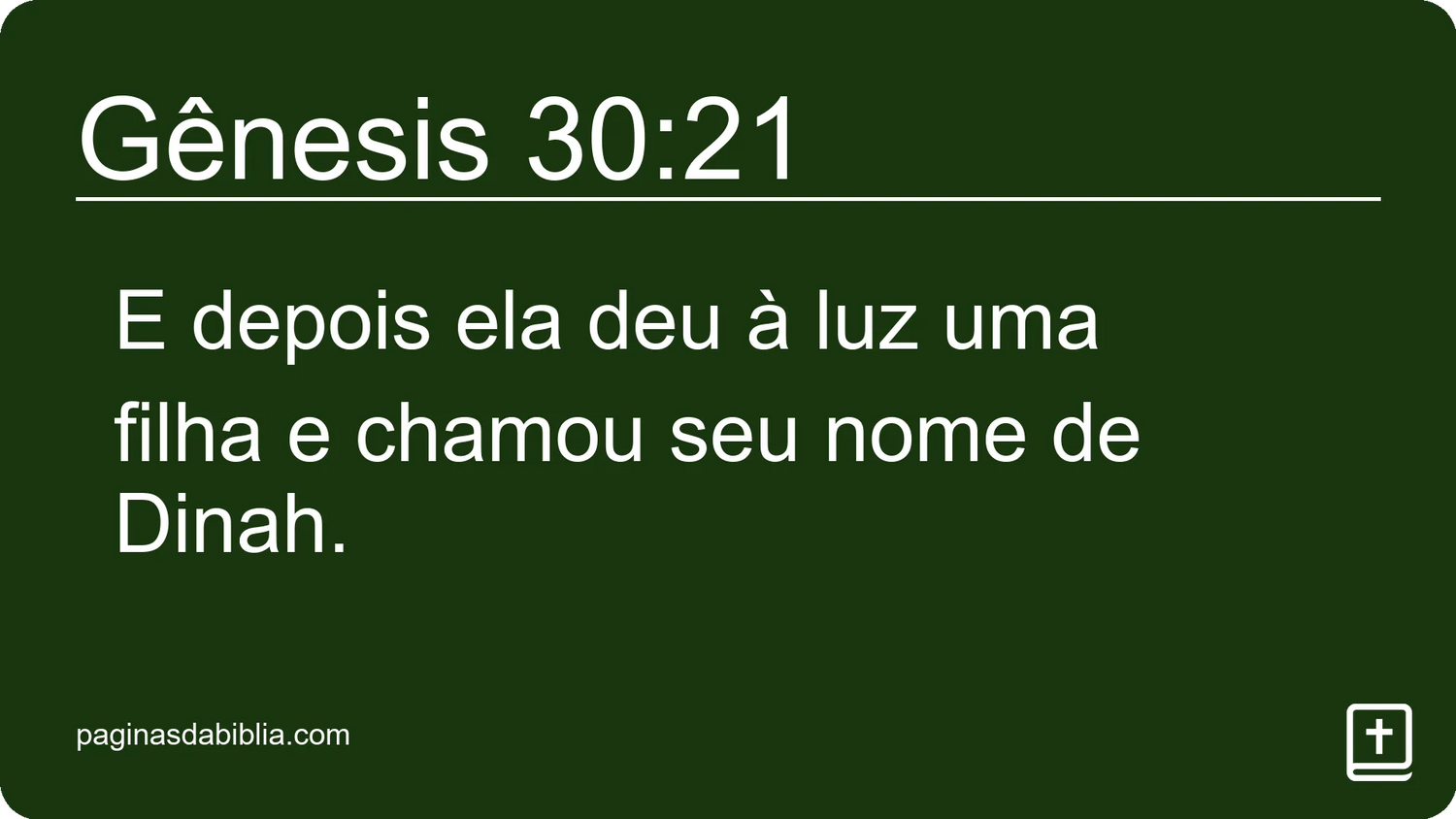 Gênesis 30:21