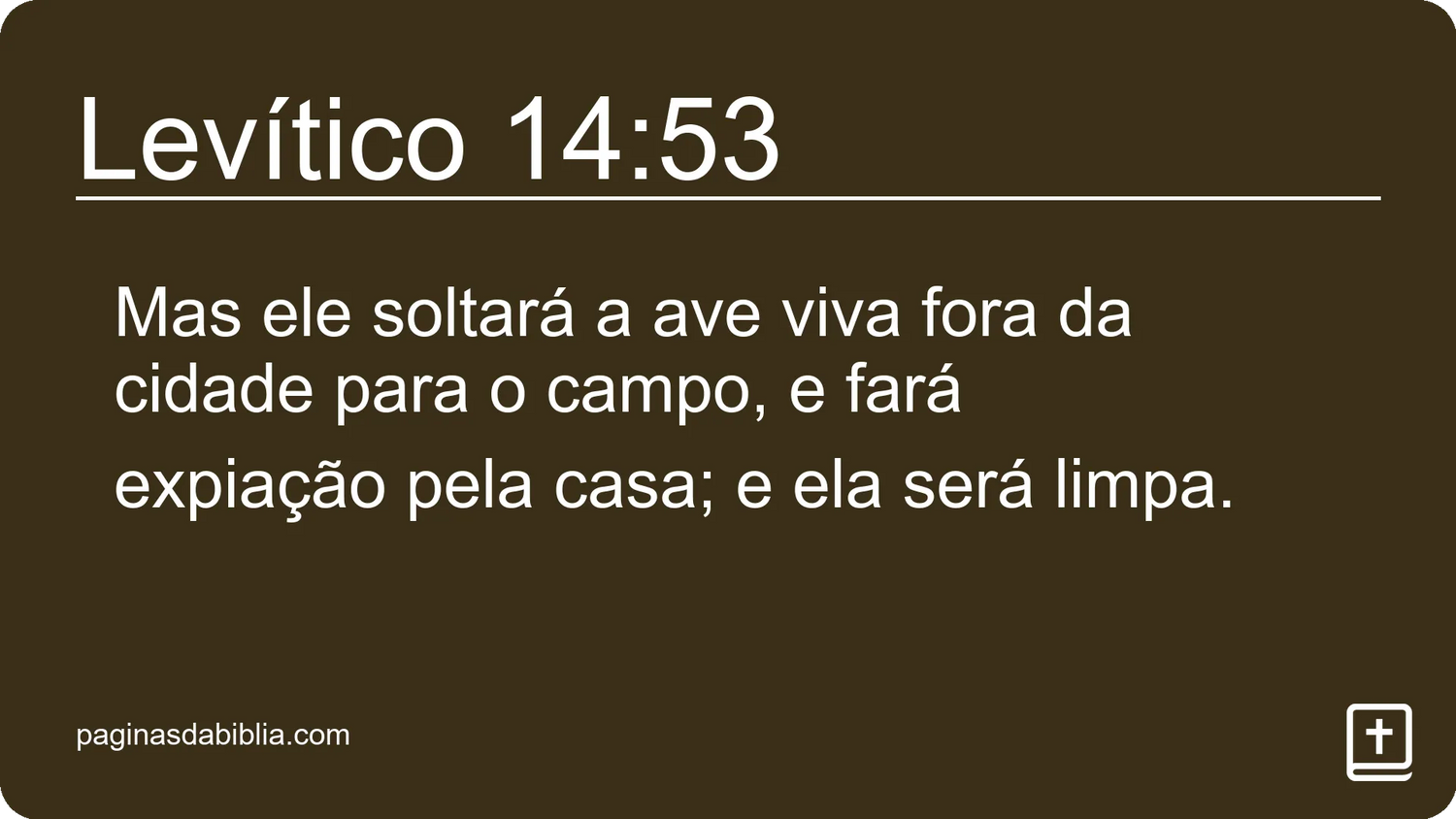 Levítico 14:53