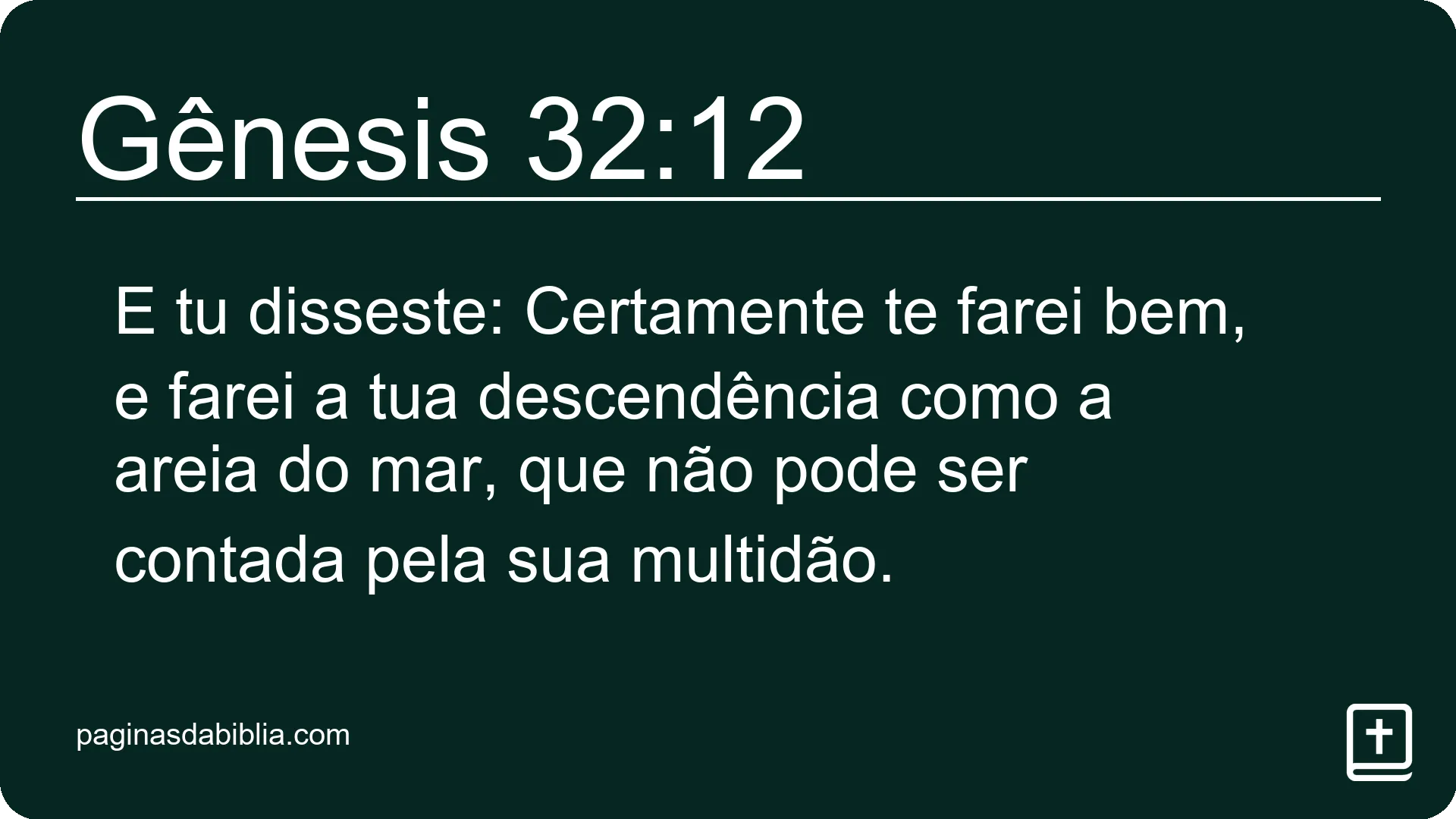 Gênesis 32:12