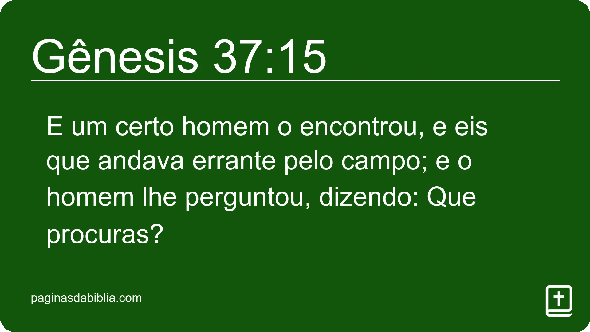 Gênesis 37:15