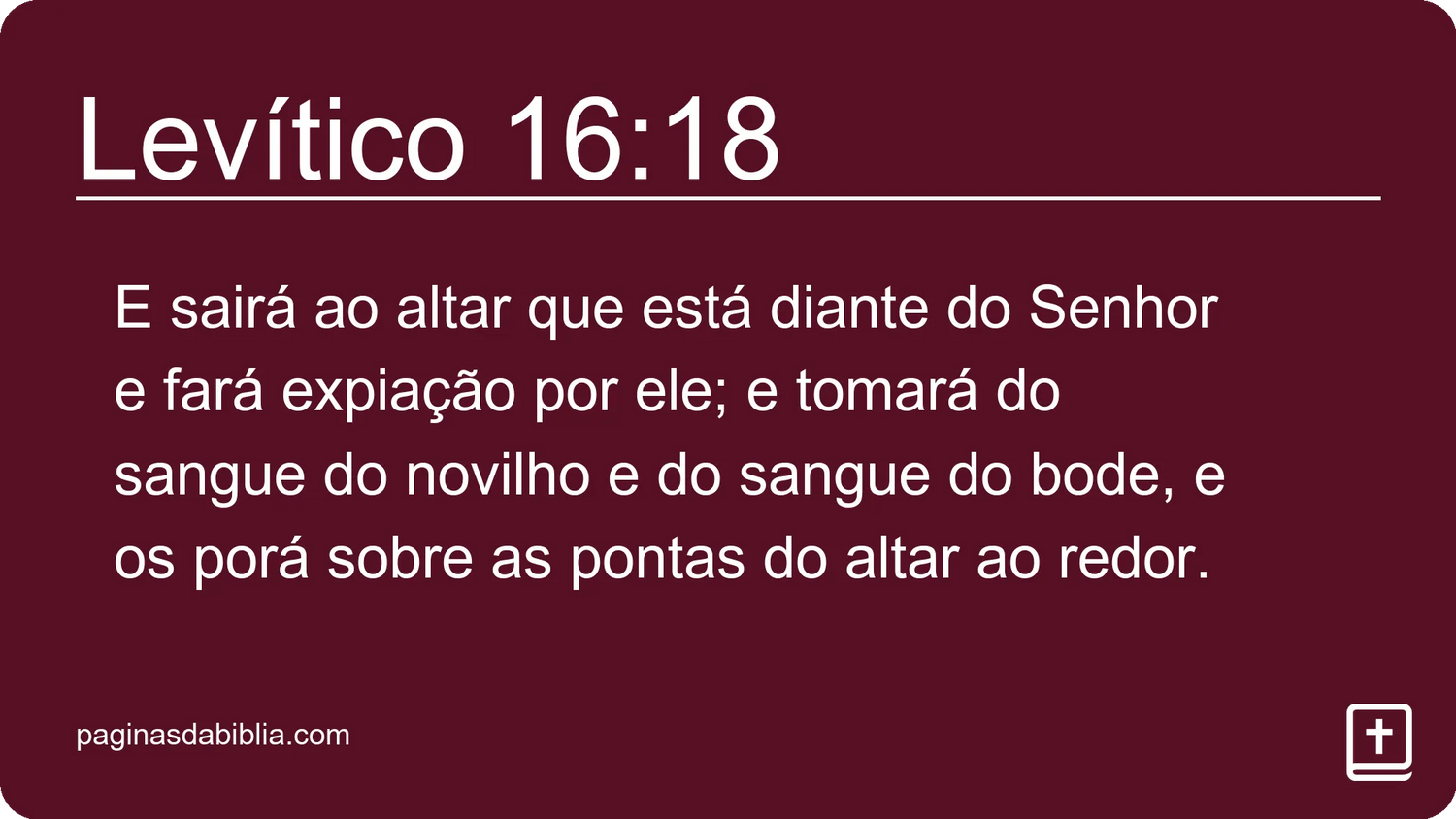 Levítico 16:18