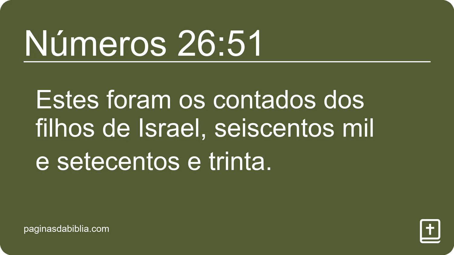 Números 26:51