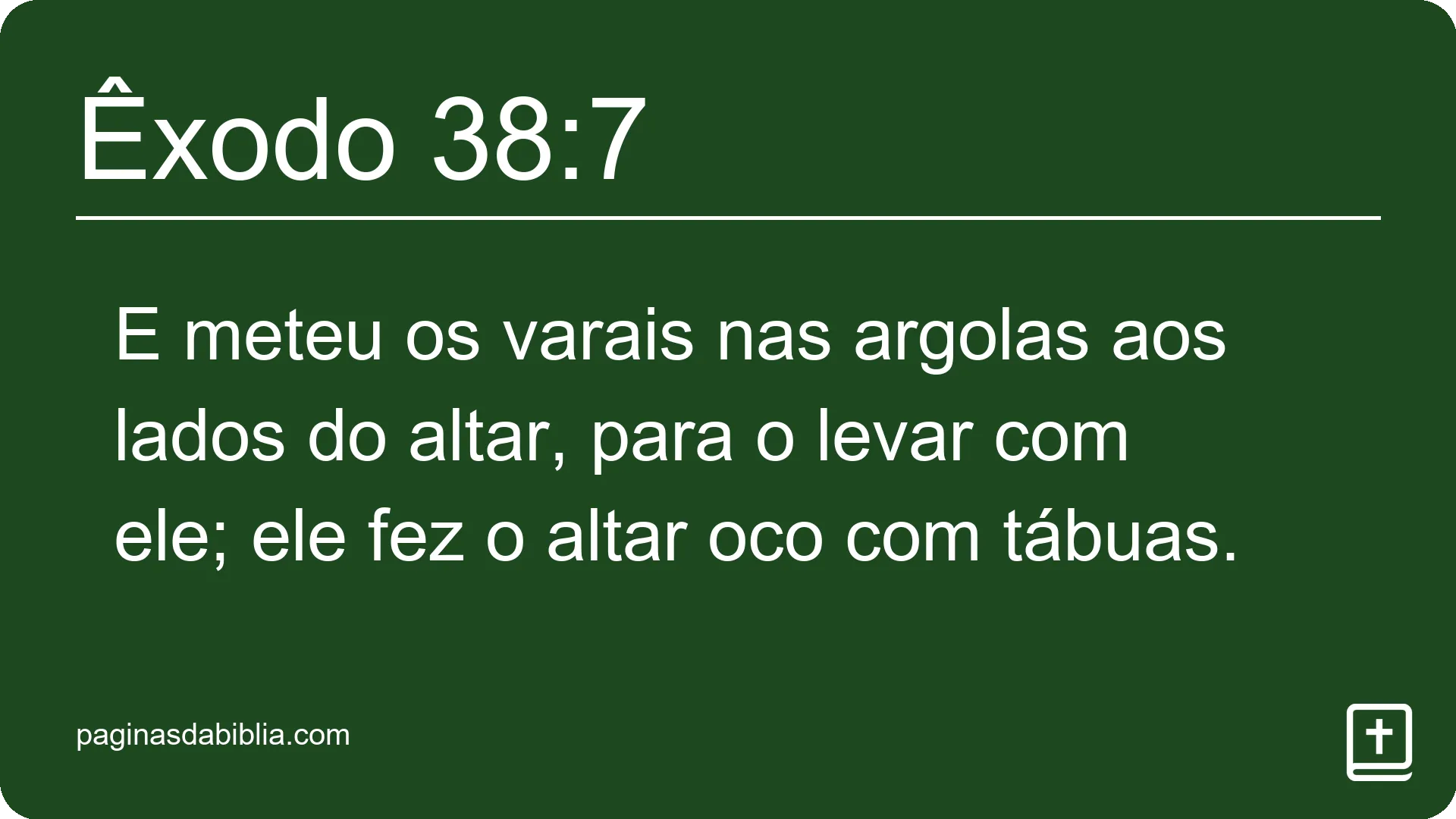 Êxodo 38:7