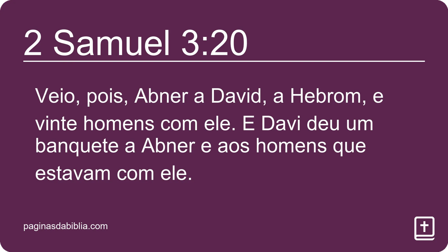 2 Samuel 3:20