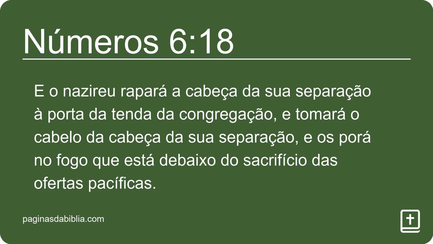 Números 6:18