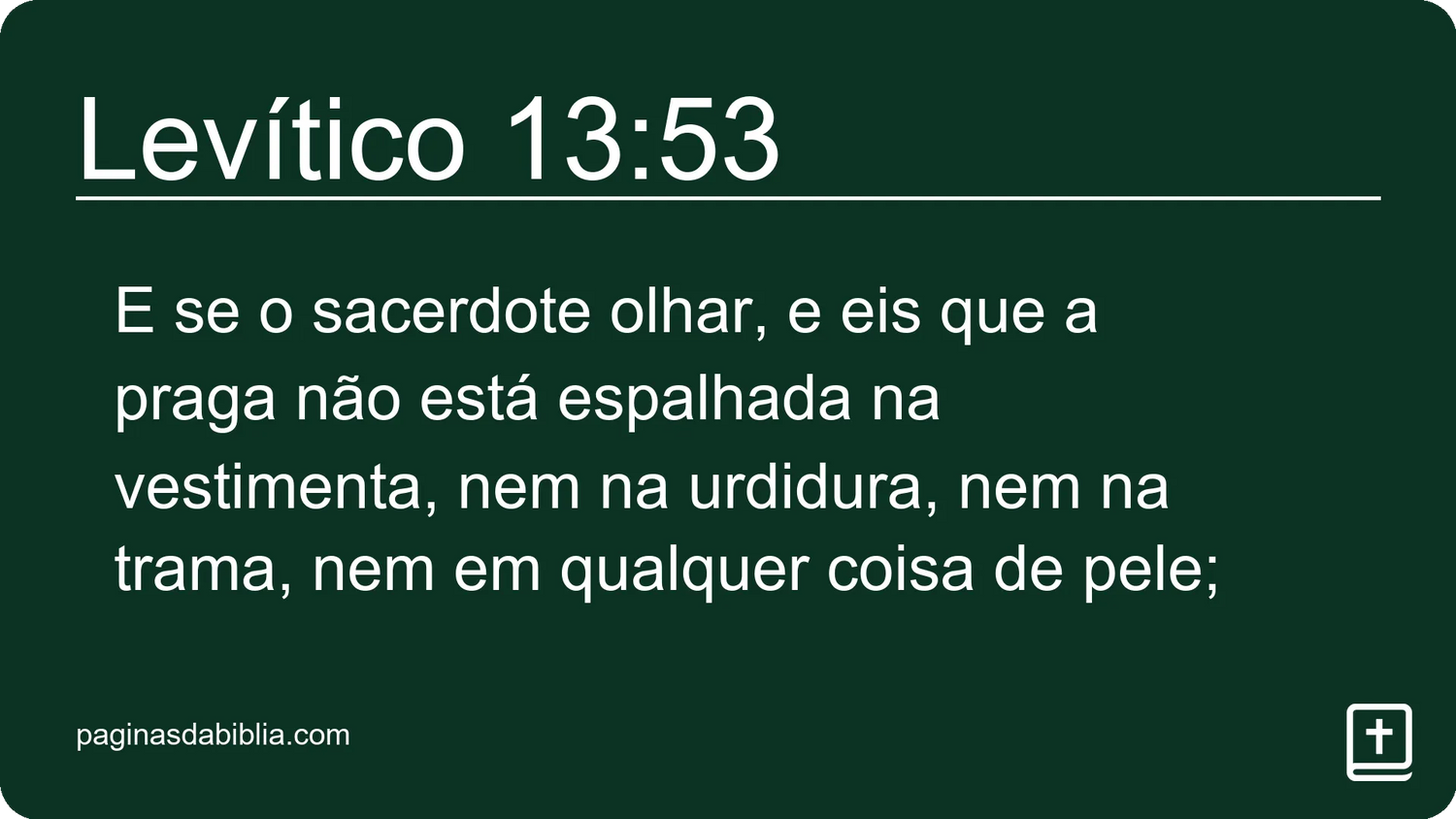 Levítico 13:53