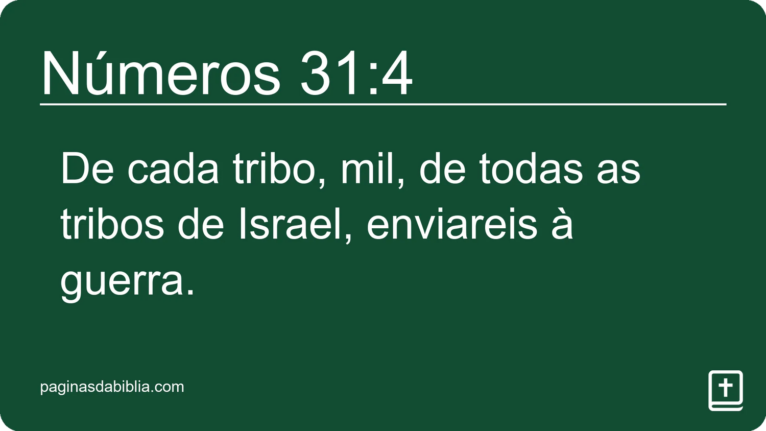 Números 31:4