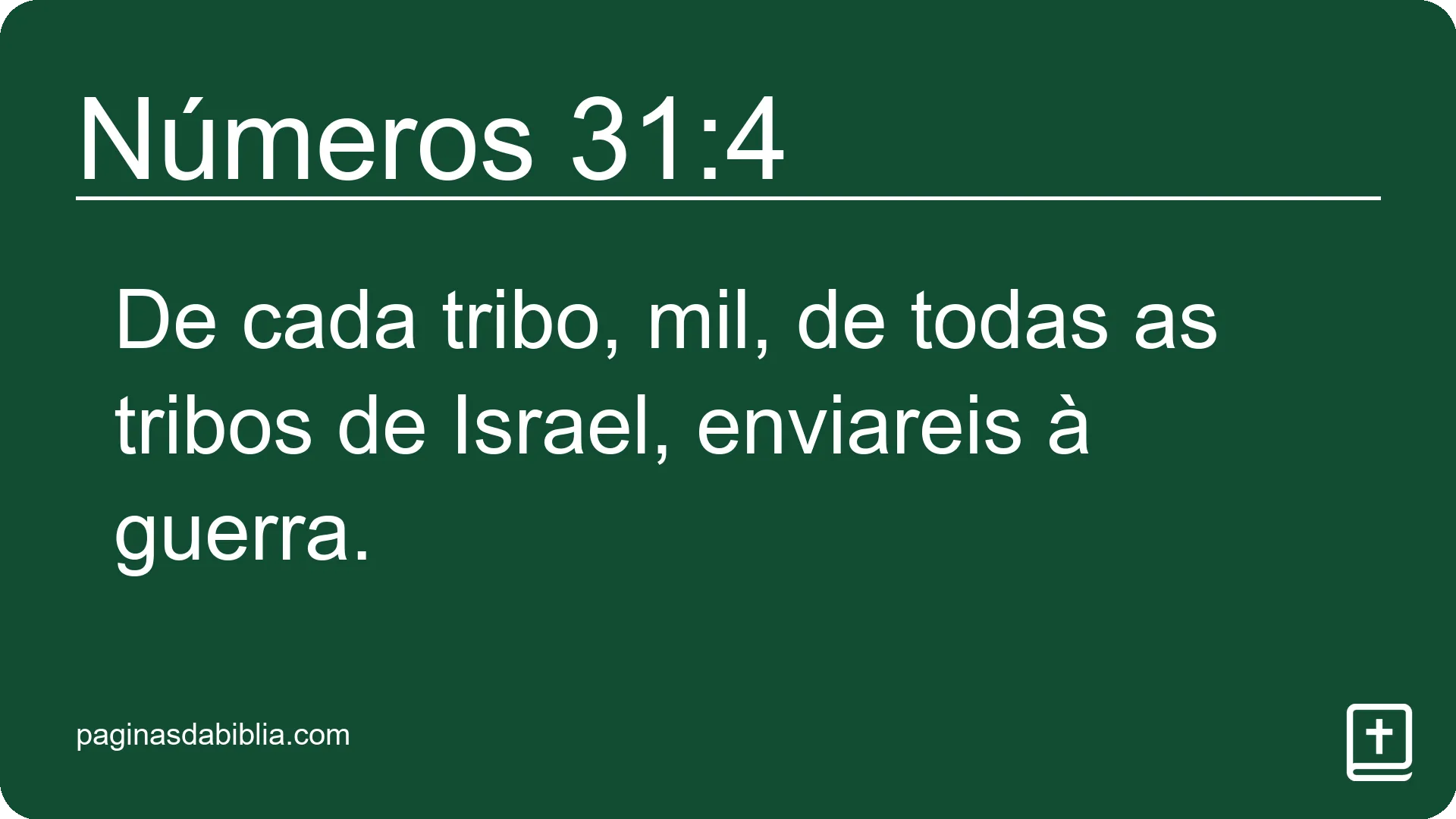 Números 31:4