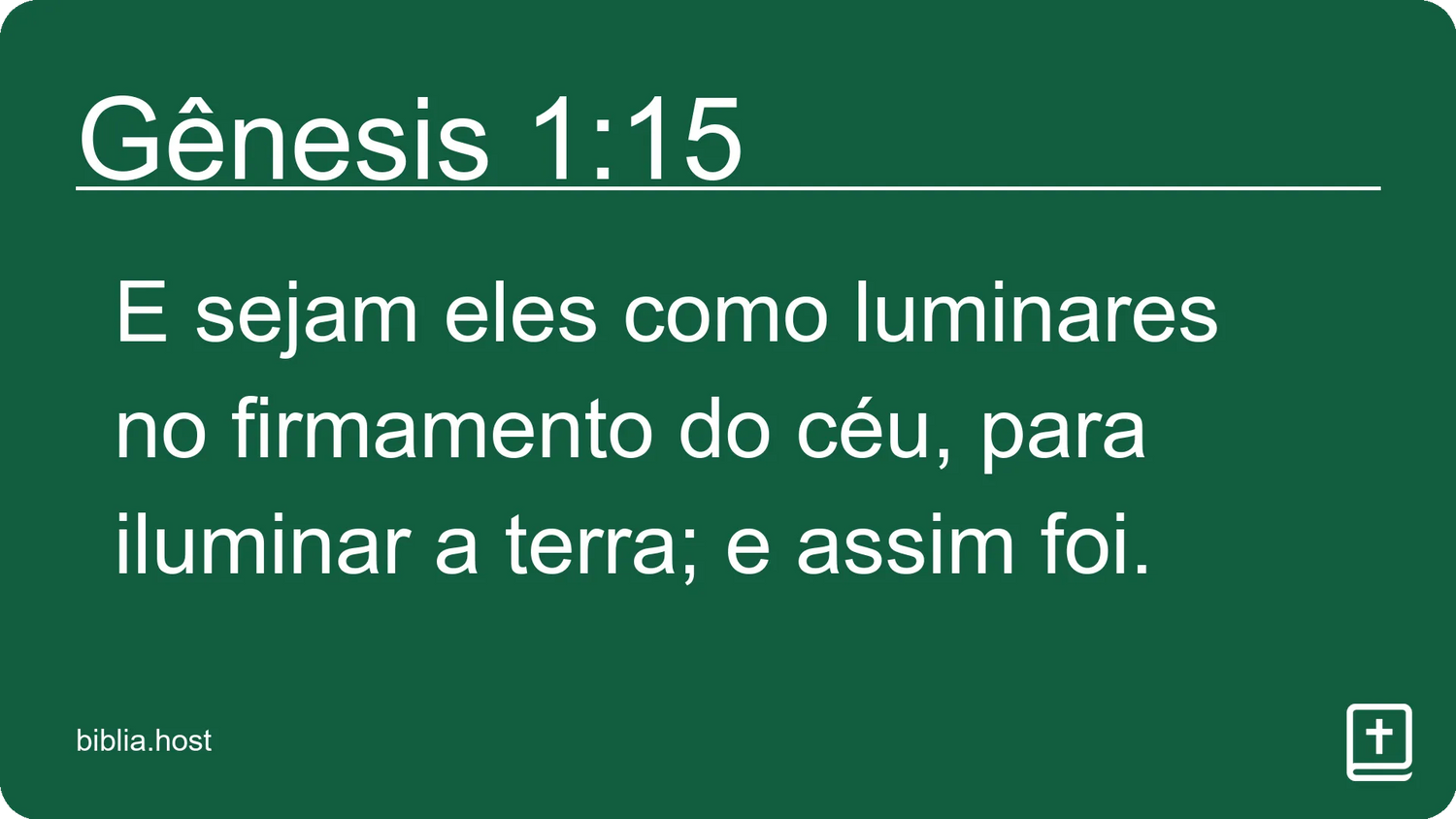 Gênesis 1:15