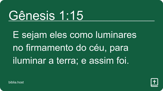 Gênesis 1:15