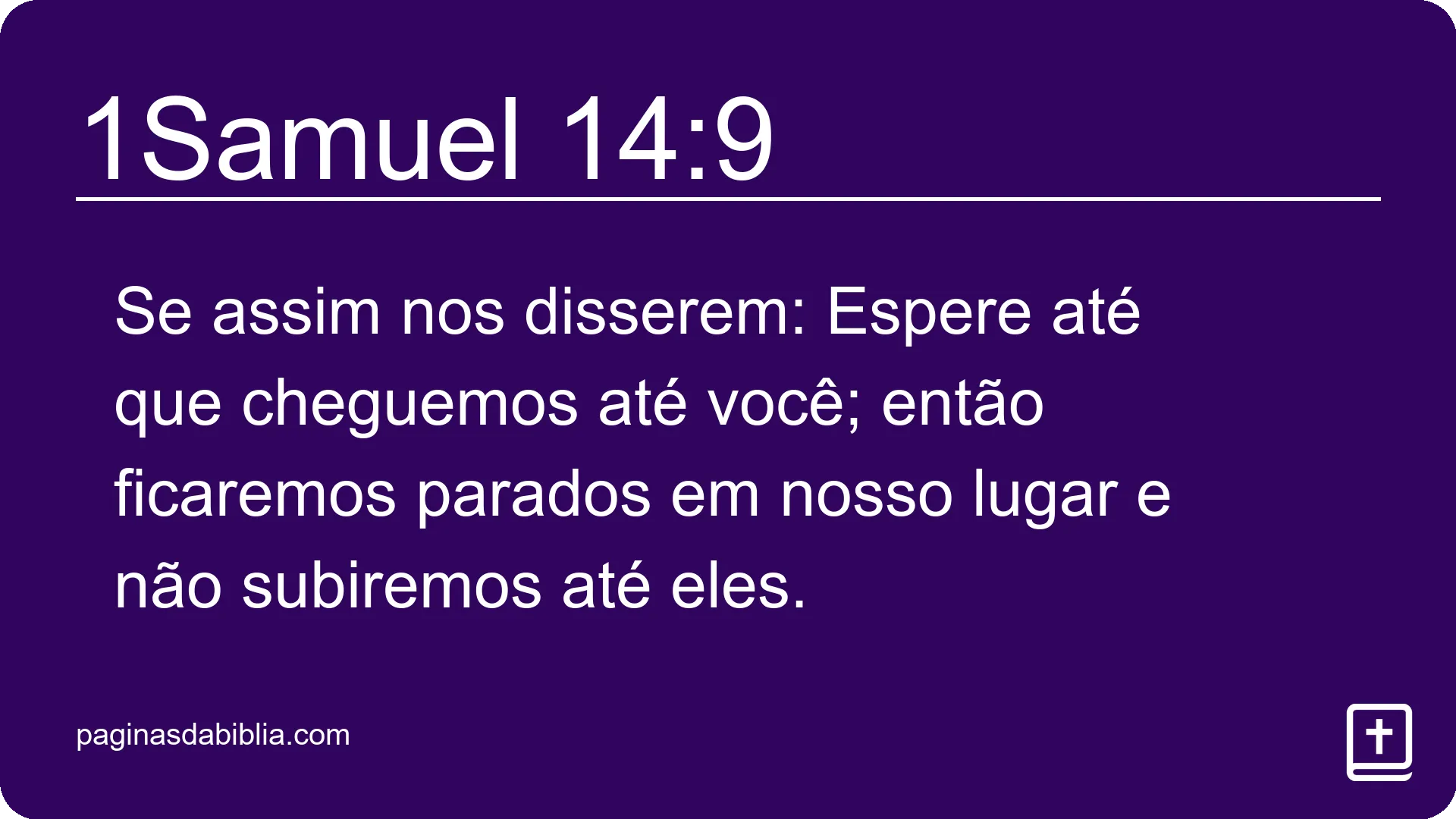 1Samuel 14:9