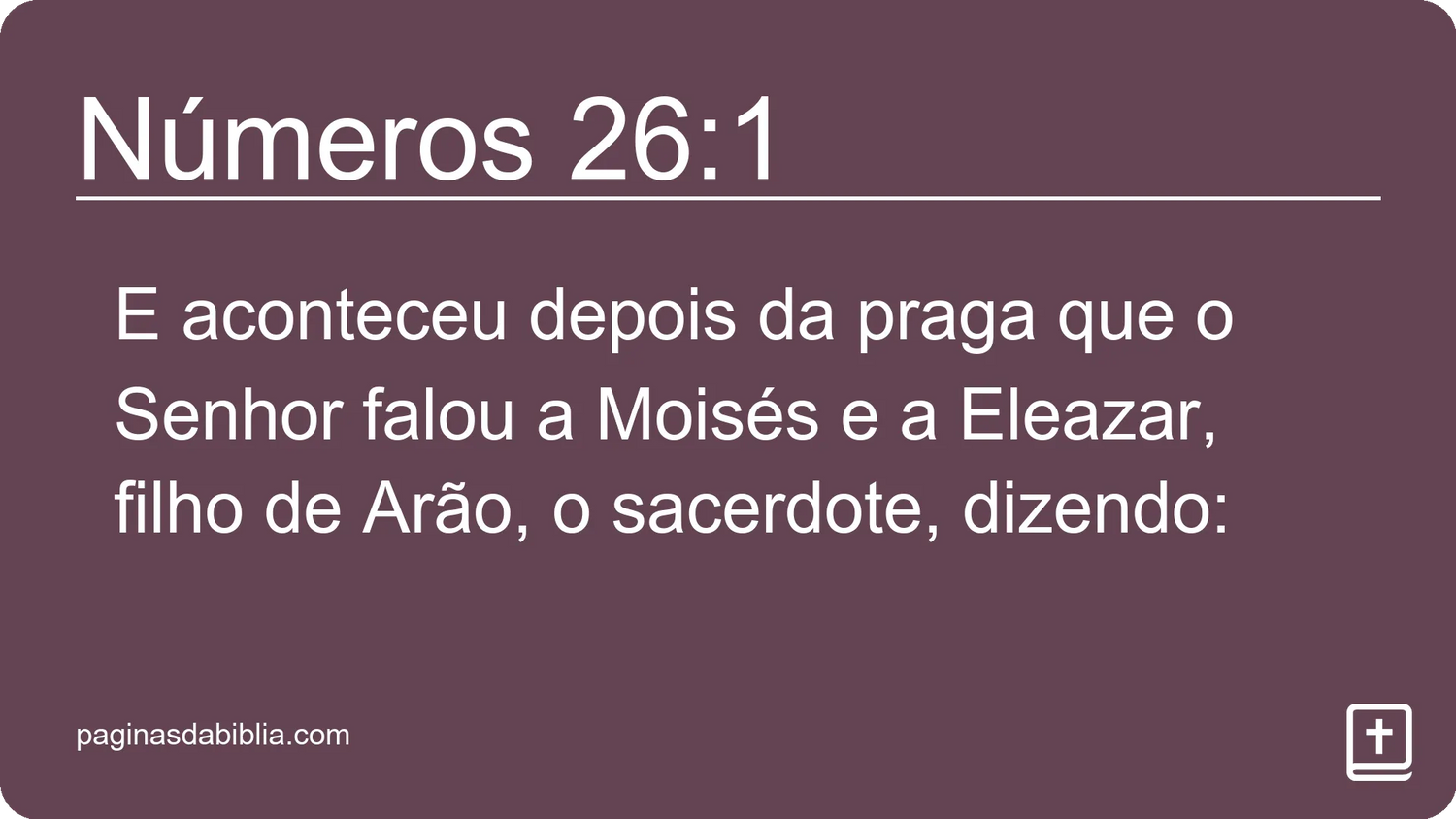 Números 26:1