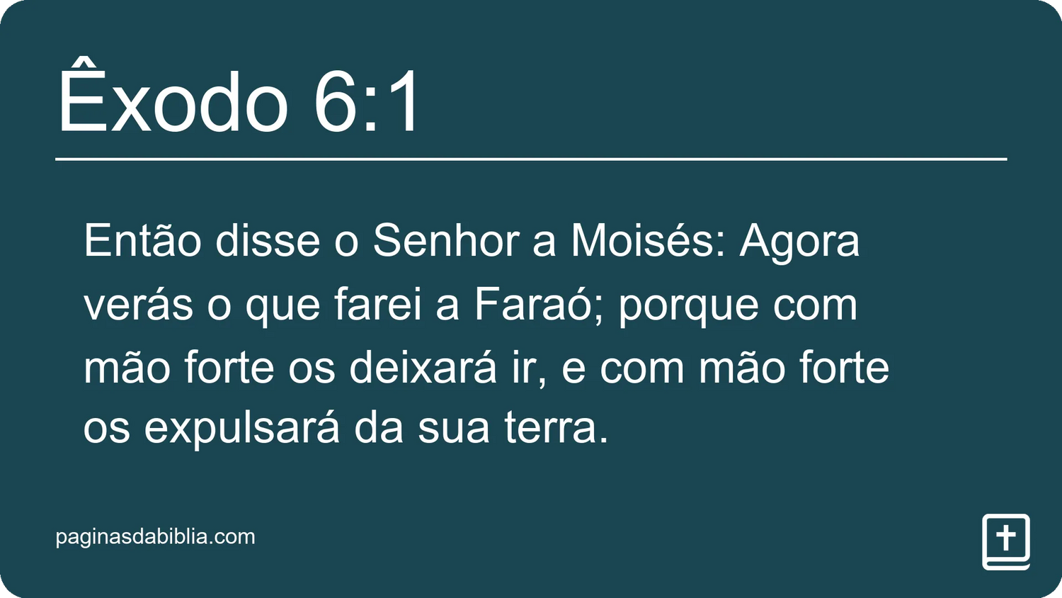 Êxodo 6:1