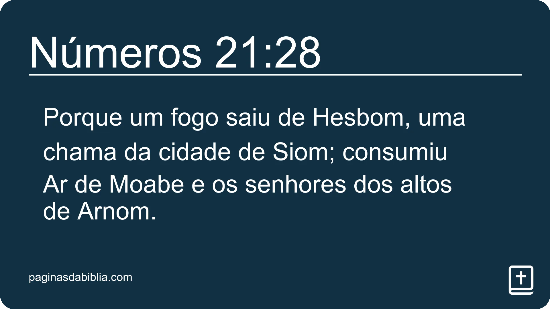 Números 21:28