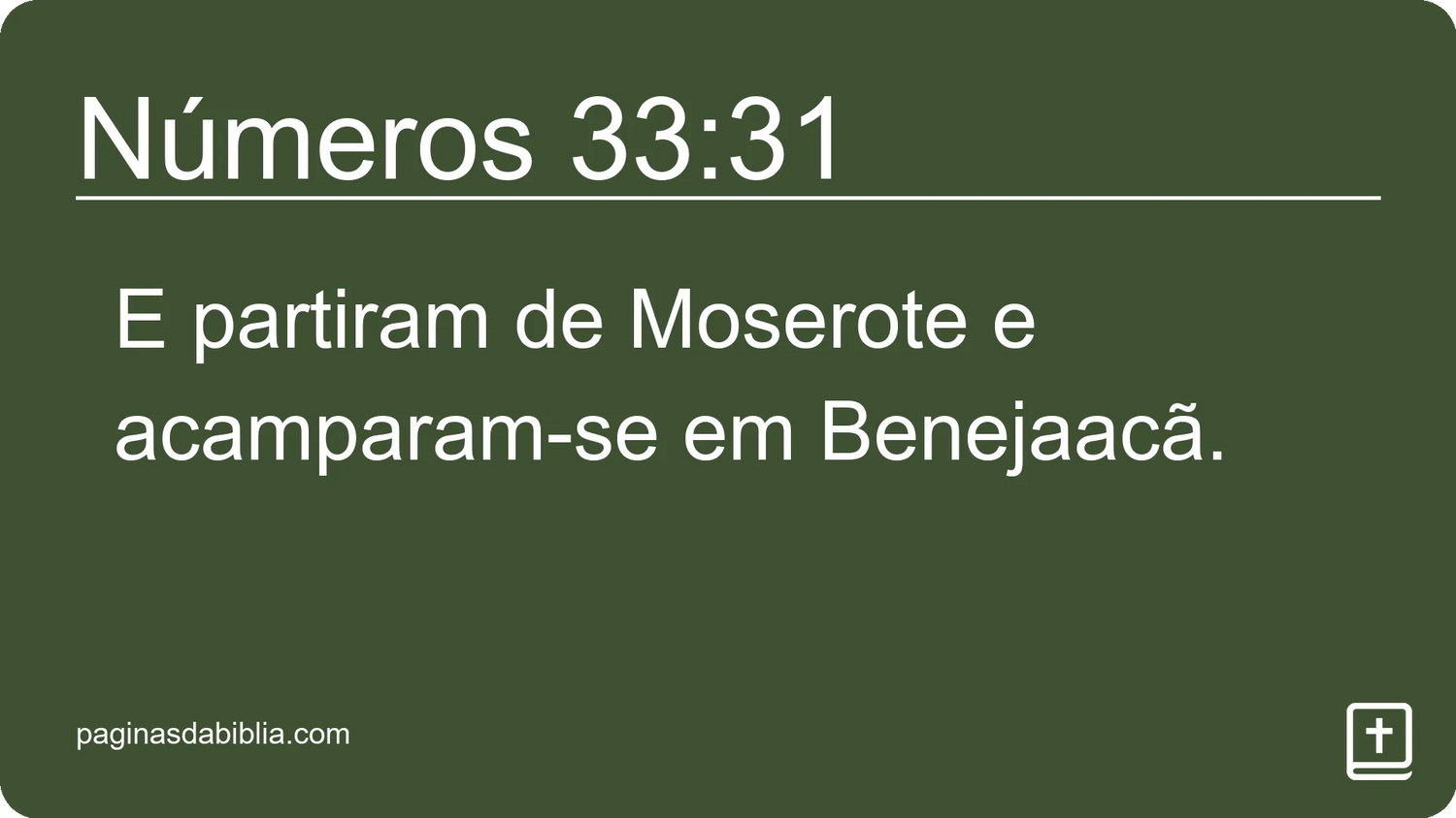 Números 33:31