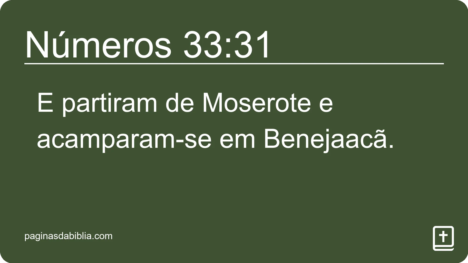 Números 33:31