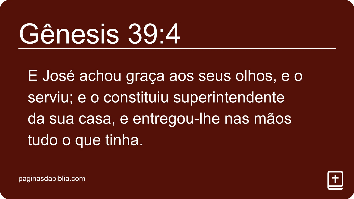 Gênesis 39:4