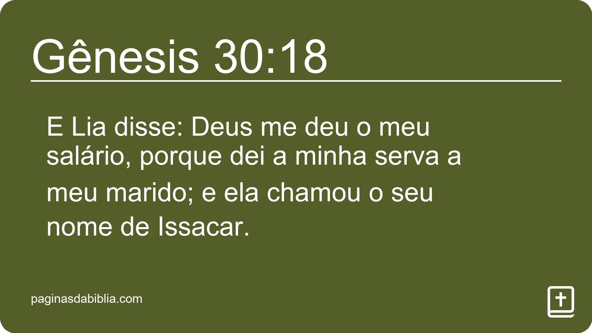 Gênesis 30:18