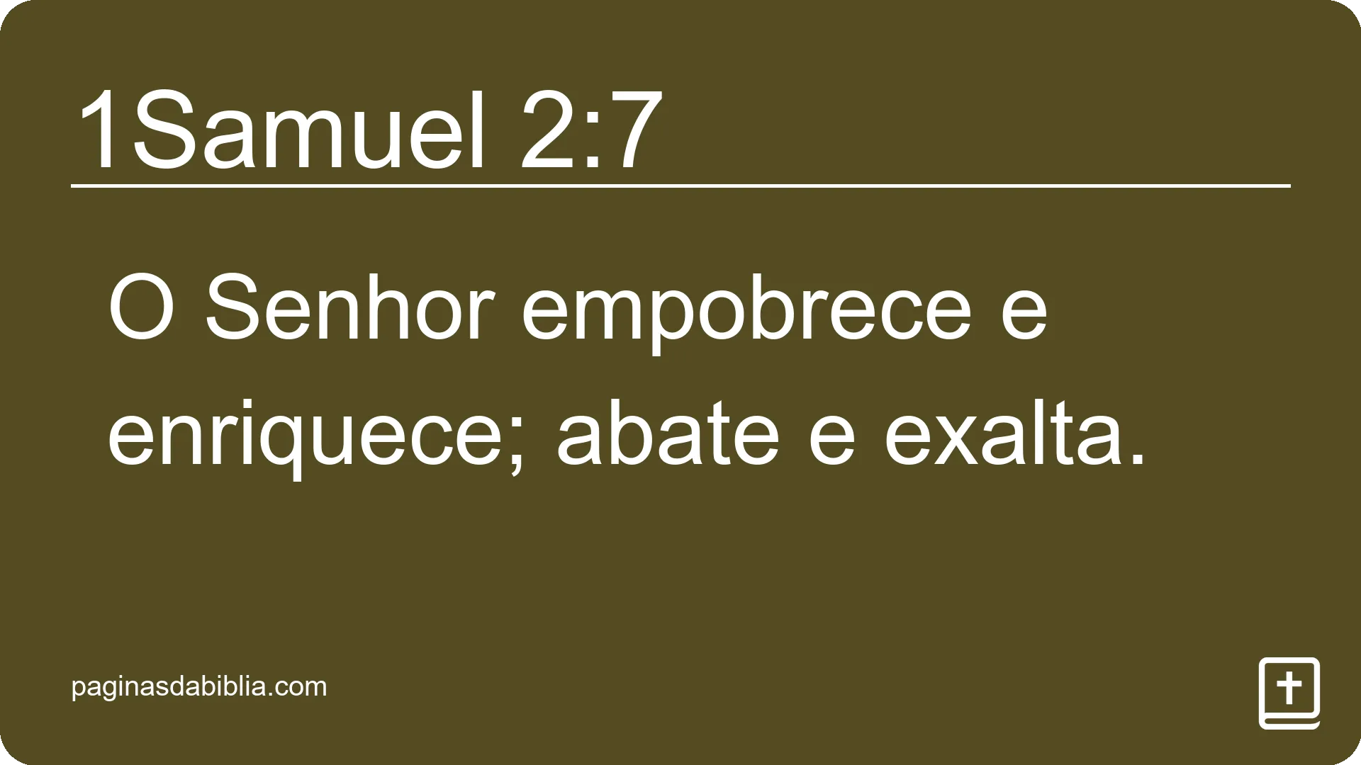 1Samuel 2:7