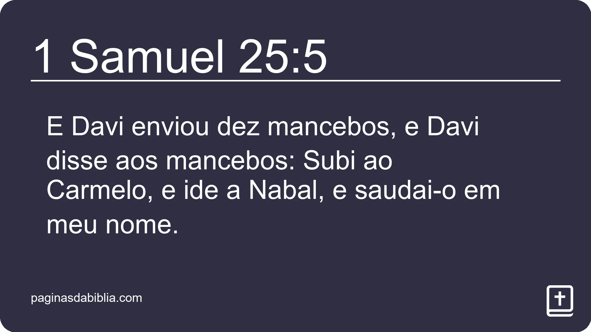 1 Samuel 25:5