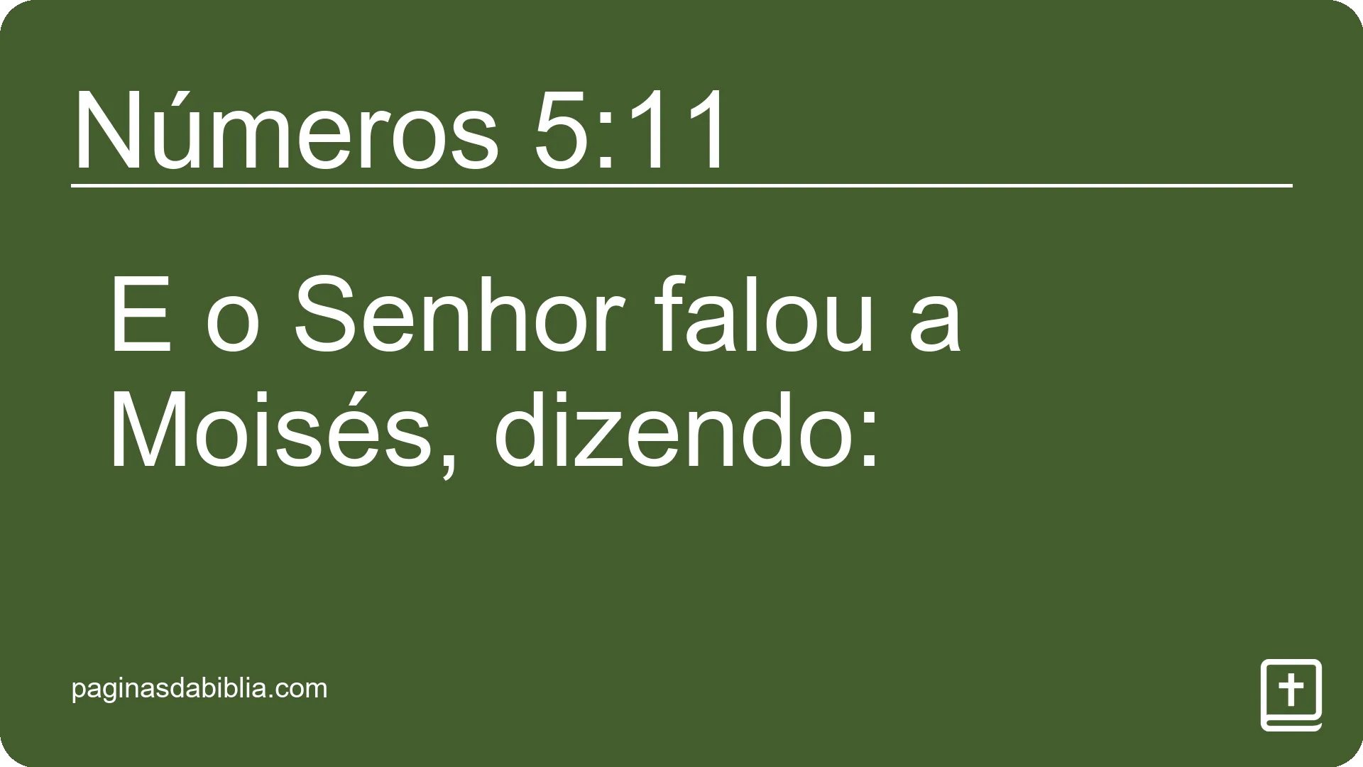 Números 5:11