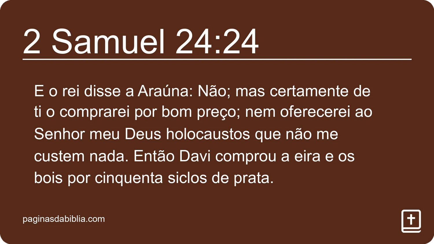 2 Samuel 24:24