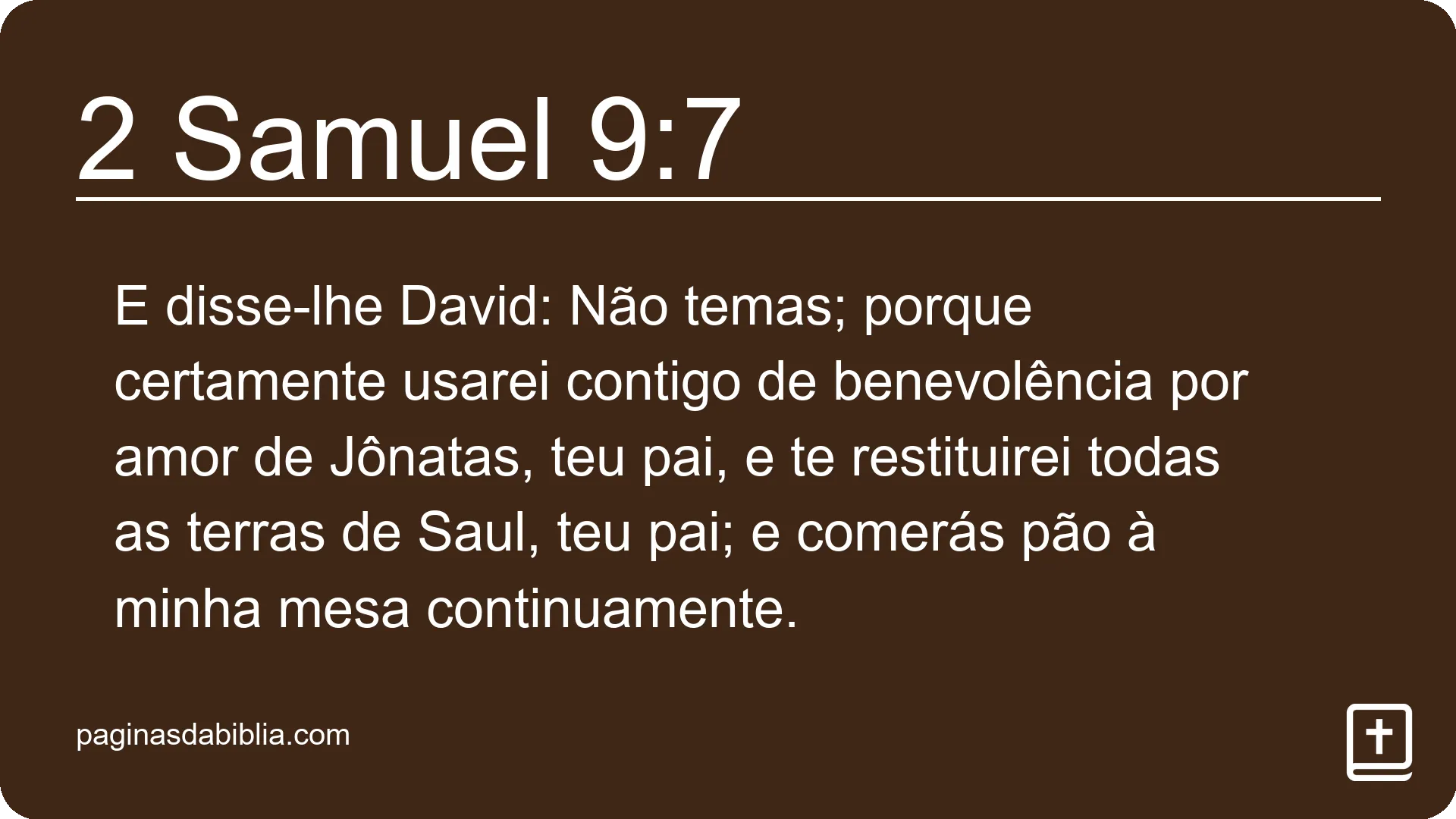 2 Samuel 9:7